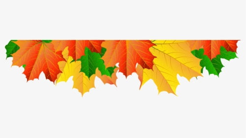Clip Art Fall Tree Border Picture - Clip Art Autumn Leaves Border, HD Png Download, Transparent PNG