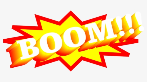 Explosion Boom Onomatopeya - Graphic Design, HD Png Download, Transparent PNG
