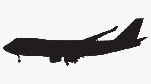 Airplane Aircraft Boeing 747 Silhouette Aviation - Plane Silhouette Png, Transparent Png, Transparent PNG