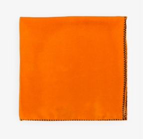 Orange Dotted Trim Pocket Square Squareguard - Leather, HD Png Download, Transparent PNG