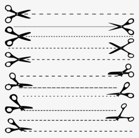Cut Clipart Scissors Dotted Line - Dotted Line And Scissors Tattoo, HD Png Download, Transparent PNG