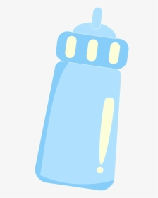 Minus Say Hello Clip - Blue Baby Bottle Clipart, HD Png Download, Transparent PNG