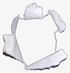 #hole #tear #paper #frame #niche #white #whitetheme - Hole Ripped Paper Png, Transparent Png, Transparent PNG