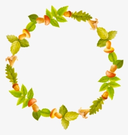Green Fresh Decorative Wreath Transparent Clipart ,, HD Png Download, Transparent PNG