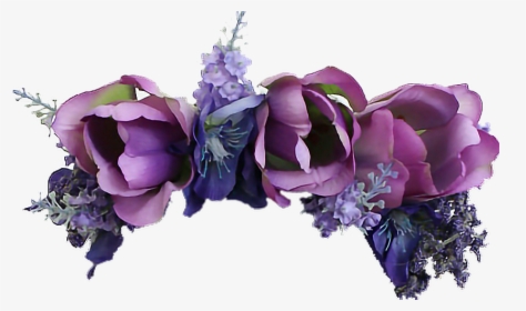 Flower Crown Png Pastel - Purple Flower Crown Png, Transparent Png, Transparent PNG