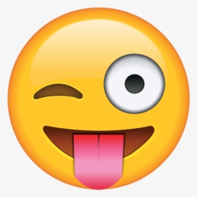 Wink Tongue Emoji Png, Transparent Png, Transparent PNG