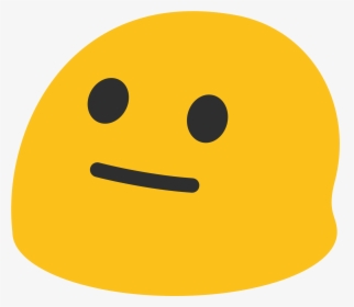 Google Neutral Face Emoji , Transparent Cartoons - Google Straight Face Emoji, HD Png Download, Transparent PNG