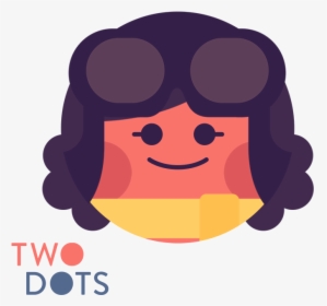 Transparent Cry Clipart Depressed Girl - Two Dots, HD Png Download, Transparent PNG