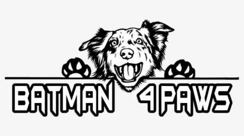Australian Shepherd Dog Clipart , Png Download - Batman4paws, Transparent Png, Transparent PNG