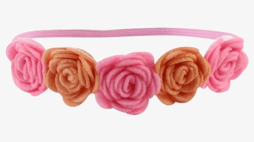 Petite Bello Headband Champagne Rose Flower Champagne - Headband, HD Png Download, Transparent PNG