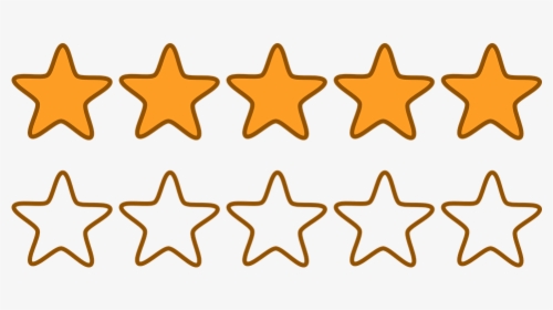 Rating Star Png Transparent - Four Stars Out Of Five, Png Download, Transparent PNG