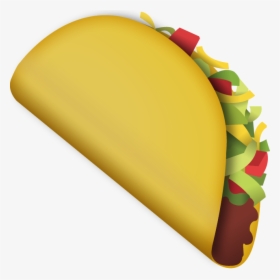 ¡yummy El Emoji Del Taco Es Uno De Los Más Usados En - Transparent Background Taco Emoji, HD Png Download, Transparent PNG