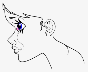 Nose Clipart Nose Profile - Anime Eye Profile, HD Png Download, Transparent PNG