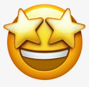 Don T Forget Clipart Smiley Face - Emoji De Carita Con Estrellas, HD Png Download, Transparent PNG