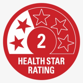 Health Star 2 Rating - 2 Star Health Rating, HD Png Download, Transparent PNG