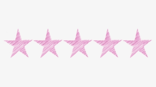 5 Star Rating Pink Png - Pink 5 Stars Png, Transparent Png, Transparent PNG