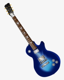 Electric Guitar L - Guitarra Electronica En Dibujo, HD Png Download, Transparent PNG
