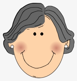 Graphic Library Library At Getdrawings Com Free For - Grandma Clipart Face, HD Png Download, Transparent PNG