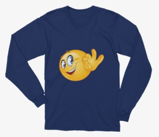 Unisex Ok Sign Emoji Long Sleeve T-shirt - 1991 T Shirt, HD Png Download, Transparent PNG