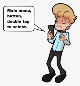 Man Looking In Horror At His Cellphone, Which Is Telling - Alcohol We Had A Deal, HD Png Download, Transparent PNG