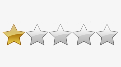 Watch On A Plus Tv - 1 Star Rating Png, Transparent Png, Transparent PNG