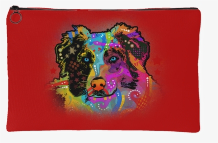 Australian Shepherd Accessory Pouch, Red Dark - Coin Purse, HD Png Download, Transparent PNG