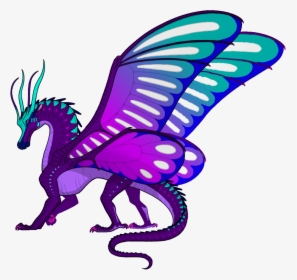 Transparent Purple Iris Png - Wings Of Fire Silkwing, Png Download, Transparent PNG