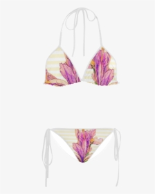 Purple Iris Custom Bikini Swimsuit - Swimsuit Top, HD Png Download, Transparent PNG