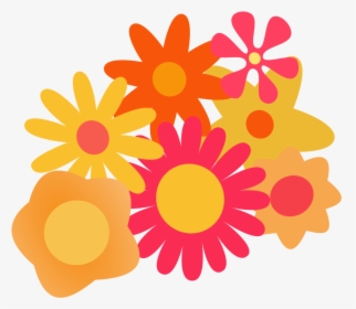 Flower Cartoon Png - Flower Cluster Clipart, Transparent Png, Transparent PNG