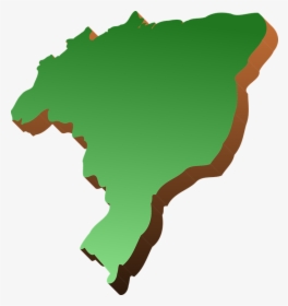 Mapa Do Brasil, Brasil, Verde, Mapa, Terra, Geografia - Imágenes Transparentes De La Bandera De Brasil, HD Png Download, Transparent PNG