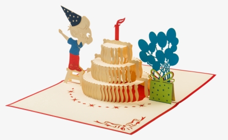 Birthday Boy Blowing Out Candles - Birthday Cake, HD Png Download, Transparent PNG