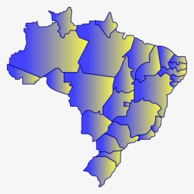 Map Of Brazil Transparent Png, Png Download, Transparent PNG
