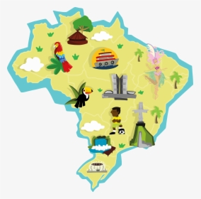 Image - Mapa Do Brasil Desenho, HD Png Download, Transparent PNG