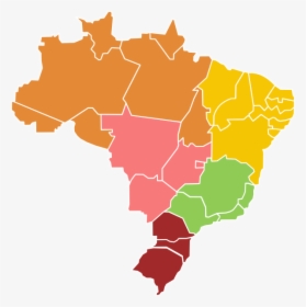 Mapa Do Brasil Para Apresentação, HD Png Download, Transparent PNG