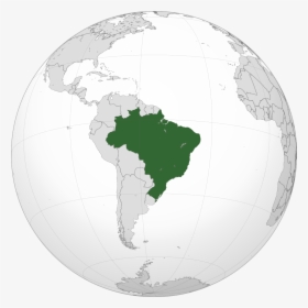 Mapa Brasil Mundo - Brazil Map, HD Png Download, Transparent PNG