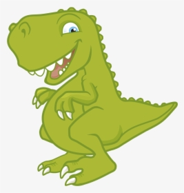 Transparent Dinosaur Cartoon Png - Dino Green Cute Clipart, Png Download, Transparent PNG