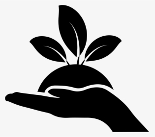 Computer Icons Nature Icon Design - Hands With Plant Icon, HD Png Download, Transparent PNG