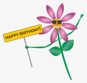 40th Birthday Clipart 13, Buy Clip Art - Happy Birthday Sunflower Png, Transparent Png, Transparent PNG
