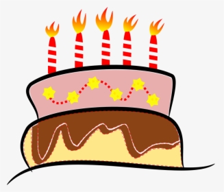 Boy Birthday Cake Clip Art - Birthday Cake Png Gif, Transparent Png, Transparent PNG