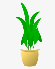 - Plant Cartoon Png , Png Download - Plant In Pot, Transparent Png, Transparent PNG