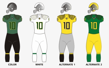 Oregonducks Football - Oregon Ducks Football Home Uniforms, HD Png Download, Transparent PNG