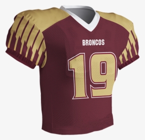 Football Sublimation Jersey Maroon, HD Png Download, Transparent PNG