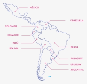 Mapa - South America, HD Png Download, Transparent PNG