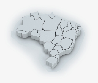 Mapa Do Brasil - Mapa Do Brasil 3d, HD Png Download, Transparent PNG