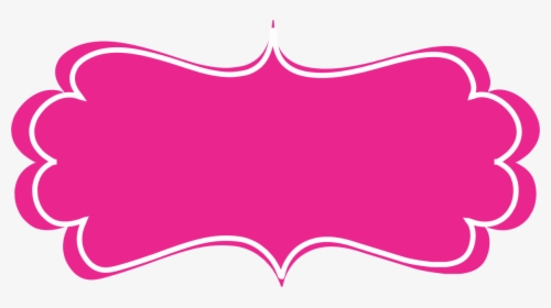 Clip Art Pink Image - Frame Rosa Pink Png, Transparent Png, Transparent PNG