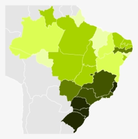 Transparent Mapa Do Brasil Png - Kaiserreich Brazil Civil War, Png Download, Transparent PNG