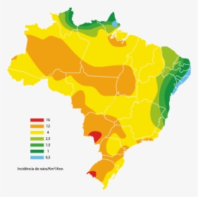 Mapa Raios - Brazil Map Vector Png, Transparent Png, Transparent PNG