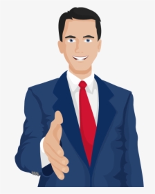 Businessman Vector Characters Png Download - Cartoon Business Man Png, Transparent Png, Transparent PNG