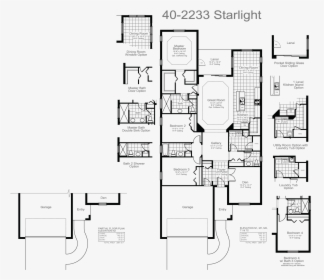 Starlight Floor Plan - Starlight Neal Home Floor Plans, HD Png Download, Transparent PNG