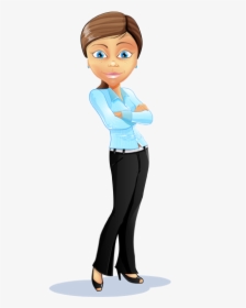 Vector Characters Business Woman, HD Png Download, Transparent PNG